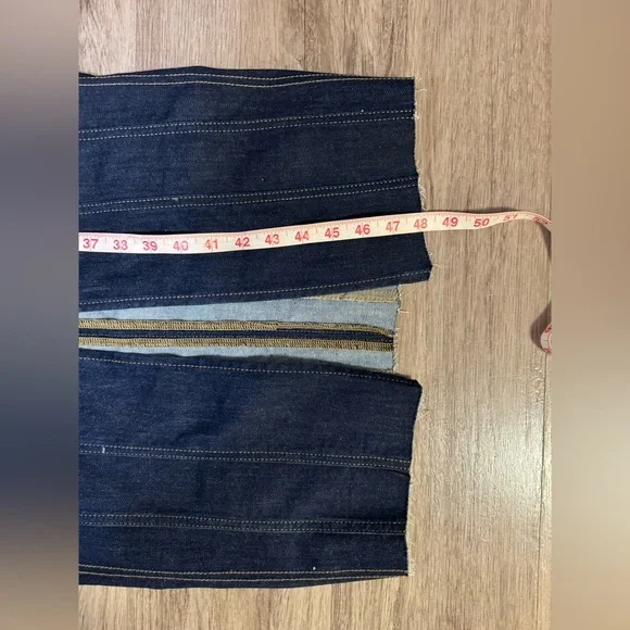 ZARA ZW DENIM MIDI DRESS Size L - Picture 11 of 12